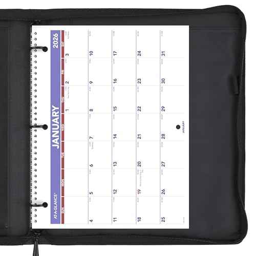 AT-A-GLANCE 2026 Wall Calendar, 8.5" x 11", Small, Unruled Blocks, Monthly (PM1702826)