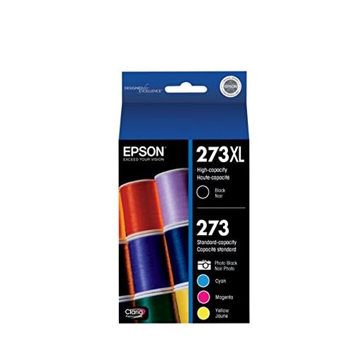 EPSON 273 Claria Ink High Capacity (T273XL020-S) Works with Expression Premium XP-520, XP-600, XP-610, XP-620, XP-800, XP-810, XP-820