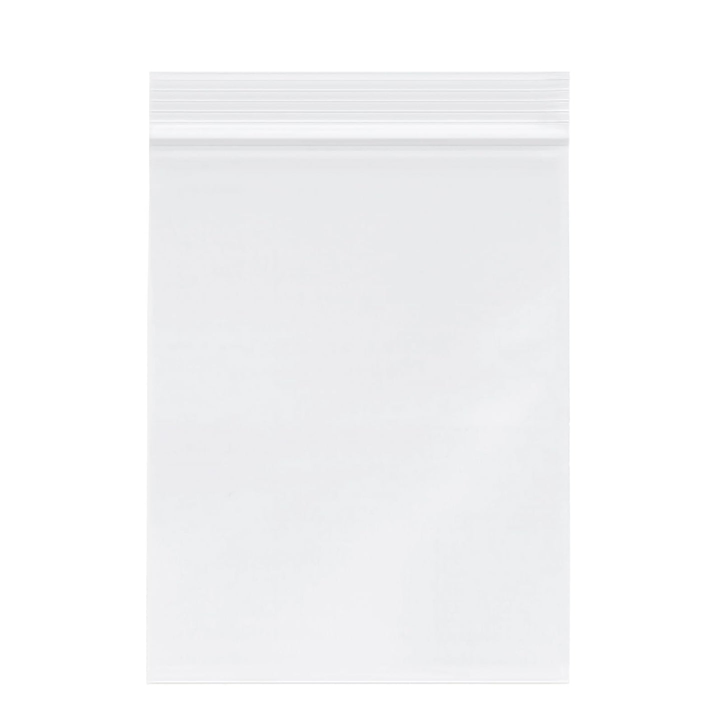 joybest 100 Count 12 x 15 Inch Clear Zip Plastic Poly Bags, Reclosable Zip Plastic Bags with Resealable Lock Seal Zipper