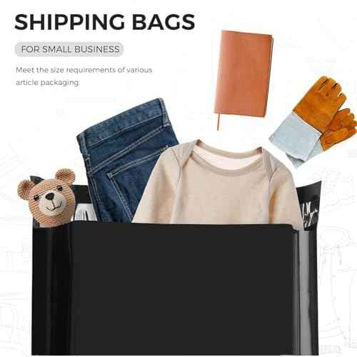 Metronic Poly Mailers 19x24 Inch 250pcs Shipping Bags for Clothes,Self Adhesive Shipping Envelopes for Small Business,Waterproof Mailers Poly Bags for Shipping,Packaging Mailing Bags White