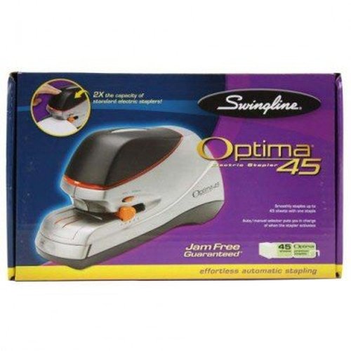 Swingline 48209 Optima 45 Electric Stapler Value Pack, 45 Sheet Cap, Silver