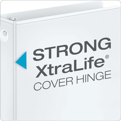 Cardinal 1-Inch Economy Presentation View Binder - White, 4 Pack, Holds 225 Sheets