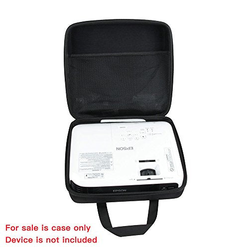 Hermitshell Hard EVA Travel Case Fits Epson Home Cinema 1060 Full HD 1080p / VS240 / VS250 / VS260 SVGA 3LCD Projector 3100 Lumens