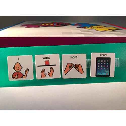 Smile4Autism Small 1.5"x1.5" Loose Visual Picture Cards, Receptive and Expressive Language, Speech Articulation Therapy, ASD, ADD, ADHD, Apraxia, & Stroke Patients. (Cartoon Icons 162 Pcs, Laminate)