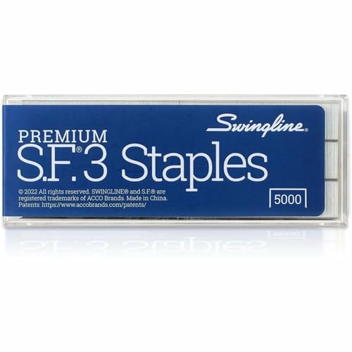 Swingline S.F. 3 Premium Staples, 1/4