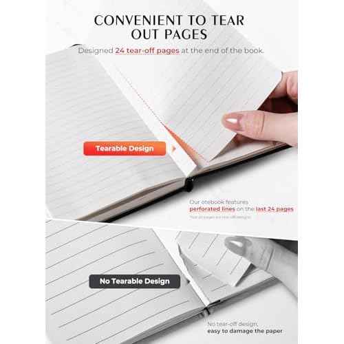 AISBUGUR Pocket Notebook, Small Notebook, 2-Pack Total 320 Pages,3.7" x 5.7" Pocket Notebook (8 Pack, 8 Pack Black)