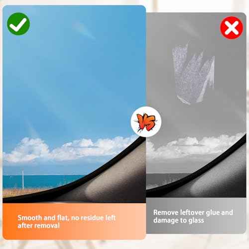 3 Pcs Electrostatic Sticker Mounting Dash Cam 6 Pcs Double-Sided Sticker for Windshield Dashcam Car Windshield Electrostatic Film Reusable Weatherproof Electrostatic Stickers