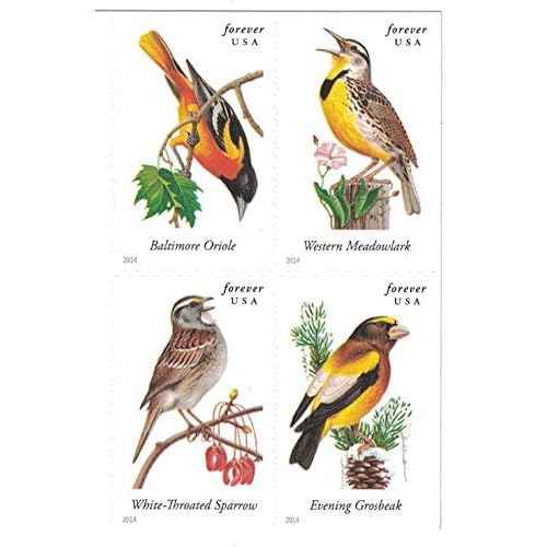 USPS Songbirds Forever Stamps - Booklet of 20 Postage Stamps