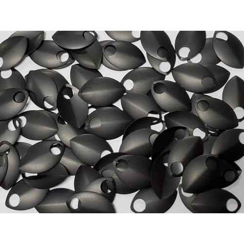 Chainmail Joe Premium Anodized Aluminum Scales (Large (100ct), Black)