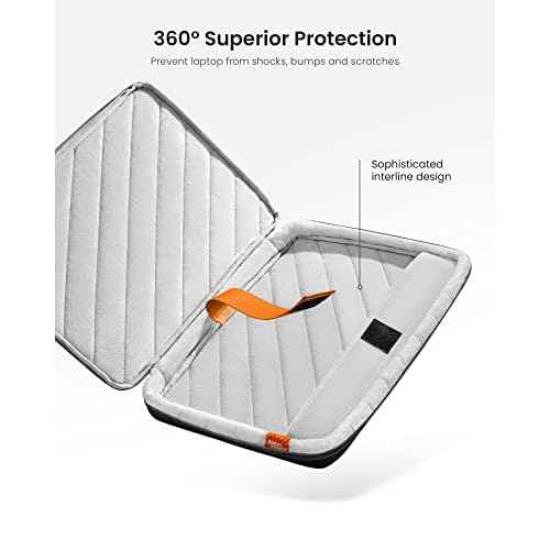 tomtoc 360 Protective Laptop Sleeve for 14-inch MacBook Pro M5(2025)/M4/M3/M2/M1 Pro/Max A3434 A3112 A3401 A3185, 13-inch iPad Pro (M5/M4)/ iPad Air (M3/M2) with Magic Keyboard, Water-Resistant Case