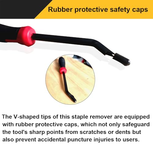 Staple Remover,Heavy Duty Staple Remover,Upholstery Stapler Puller Lifter Tool for Carpet,Wood,Hardwood Floors,Construction,Furniture