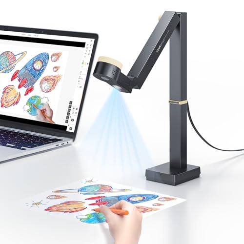 CZUR Fancy S Pro 12MP USB Document Camera with 3-in-1 Scanner & Webcam