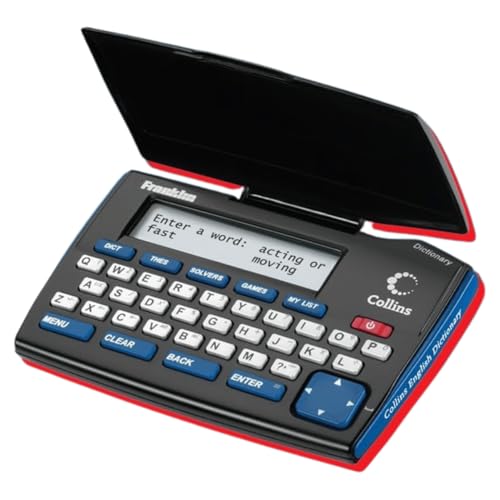 Franklin Collins English Electronic Dictionary with Thesaurus & Word Games - Compact Language Companion