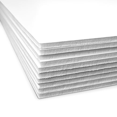 Flipside Products 20" x 30" White Foam Board, Arts and Crafts, 3/16" Thick, Presentations, Signboards, Backing Board, Display, Pack of 10
