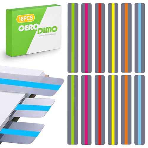 18 Pcs Guided Reading Strips, Dyslexia Tools, Reading Trackers, Highlight Strips and Bookmarks, Reading Guide, Assorted Colors Help with Dyslexia for Children and Teacher Supply Assistant