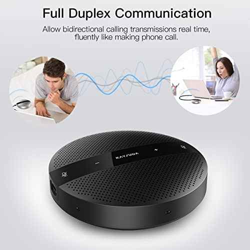 PC Microphone Speaker Business Conference USB Speakerphone for Skype, Webinar, Call Center