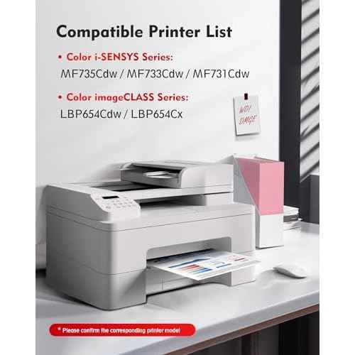 046 Black Toner Cartridge - Replacement for Canon 046 Toner Cartridge Set CRG-046 046H CRG-046H for Color ImageCLASS MF733Cdw MF731Cdw MF735Cdw MF654Cx Series Printer (2-Pack)