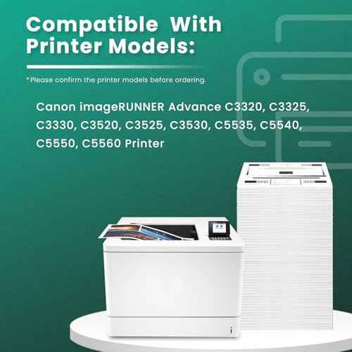GREENBOX Compatible WT-202 Waste Toner Container Box (High Capacity) Replacement for Canon IMAGERUNNER Advance C3330i C3530i C3525i C3325i C5535i C5550i C3520i C5540i C5560i Printer (100,000 Pages)