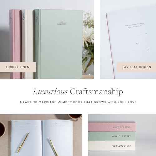 Anniversary Journal: Our Love Story ? A Keepsake for Couples to Capture the Evolution of Your Love Story, Wedding Memory Book, Couples Journal, & Anniversary Scrapbook - Wedding Registry Gift & Paper