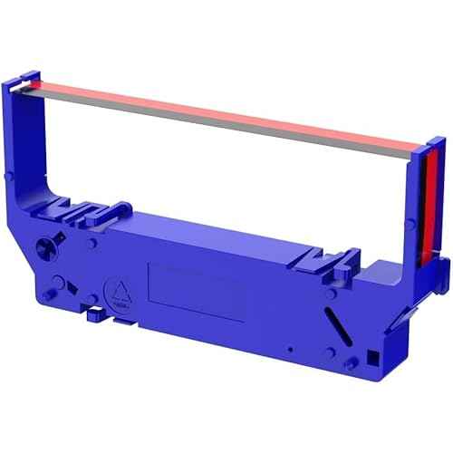 24-Pack Compatible SP700 Printer Ribbon B/R Replacement for Star RC-700BR SP-700BR SP-712 SP-742 Ink Ribbon, Black and Red