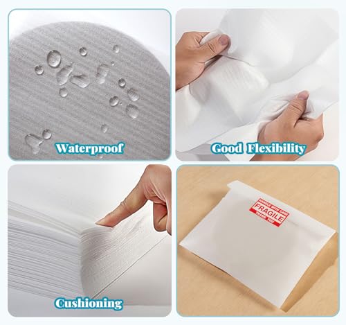 515Pcs Dish Packing Supplies for Moving, 275 Cushion Foam Pouches &