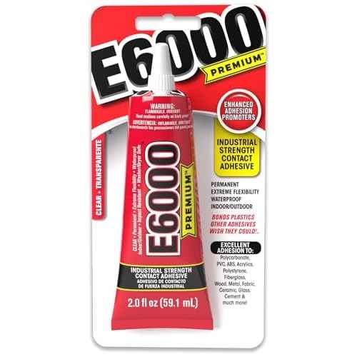 Eclectic E6000 Premium Clear Adhesive With Nozzle Tip-2oz