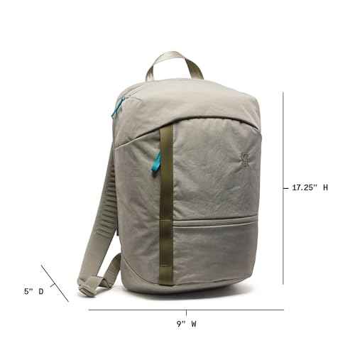 Chrome Industries Camden Backpack ? 16L Travel Bag for Men and Women with Plush Knit Shoulder Straps Recycled Materials and Internal Laptop Sleeve ? Sage