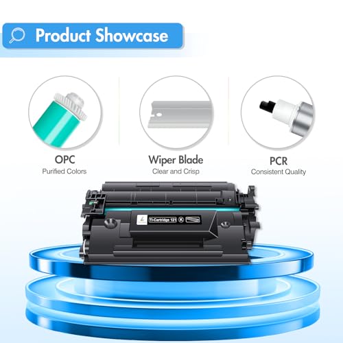 TRUE IMAGE Compatible Toner Cartridge Replacement for Canon 121 CRG-121 CRG121 for Canon imageCLASS D1620 D1650 High Yield Ink Printer (Black, 2-Pack)