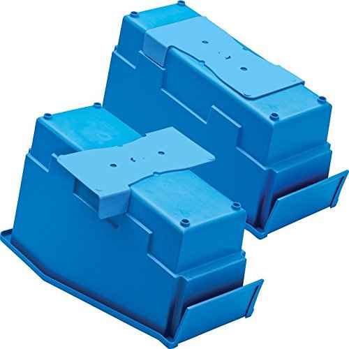 Really Good Stuff Non-Tip Book and Binder Holders with Stabilizer Wings, 5½” by 13½” by 7¾” - Set of 12, Red Classroom Organization and Storage Solution