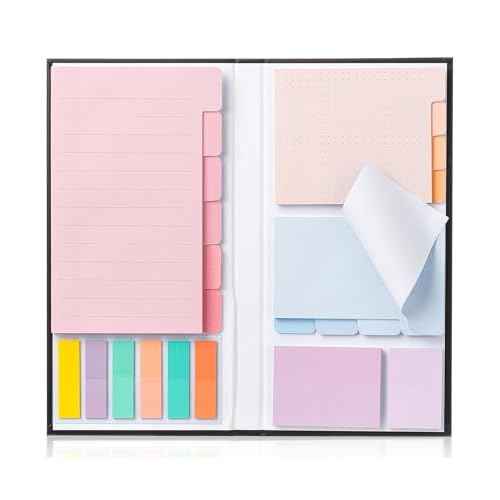 Mr. Pen- Sticky Notes Set, 410 Pack, Pastel Macaron Divider Sticky Notes, Planner Sticky Note Dividers Tabs