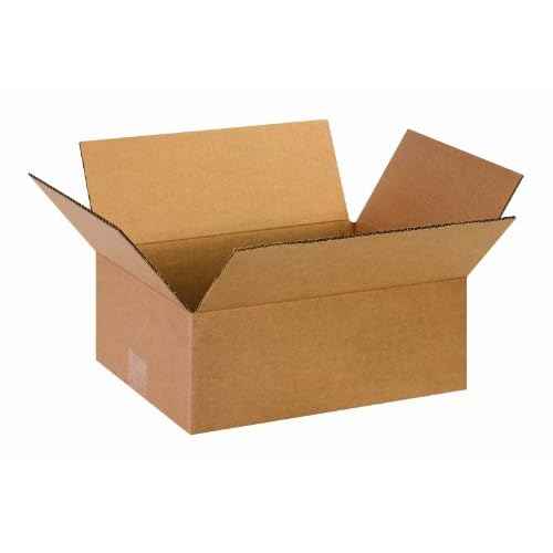 Aviditi 13 x 10 x 5 Corrugated Cardboard Boxes, Flat 13"L x 10"W x 5"H, Pack of 25 | Shipping, Packaging, Moving, Storage Box for Home or Business, Strong Wholesale Bulk Boxes