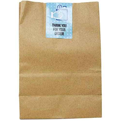 Quality Seal Labels for Delivery Pick Up Catering Food Safety Stickers 2.25" x 6.75" 500 Total Labels