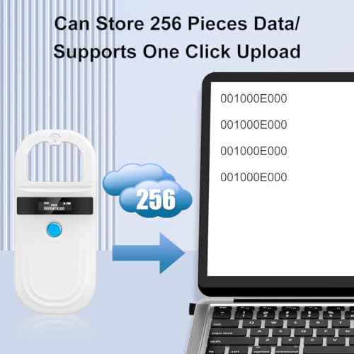 3-in-1 Pet Microchip Scanner 2.4GHz Wireless+Bluetooth+USB 256 Data Storage Animal Universal Microchip Tag Reader for ISO 11784/11785,FDX-B and ID64 RFID EMID (Bluetooth 180)