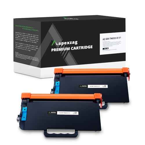 TN850 High Yield Toner Cartridge TN 850 for Brother Printer HL-L6200DWT L6200DW L5200DW L5100DN, MFC-L5800DW L5700DW L6700DW L6800DW Black, 2 Pack