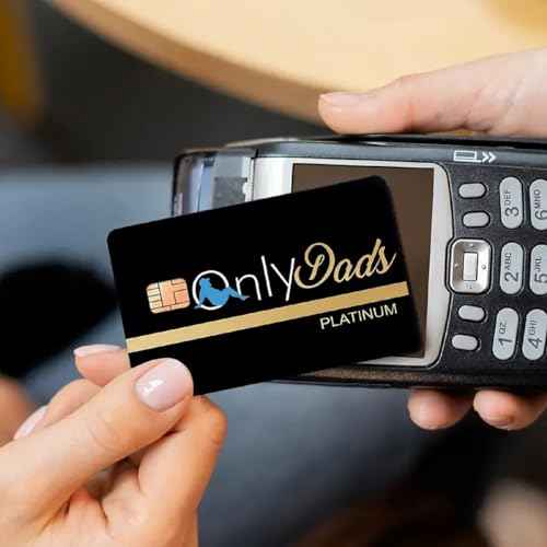 4PCS Credit Card Skin,Debit Card Skin,Only Dads Debit Card Sticker,Credit Card Skin Funny,Cute Waterproof Skins Cover for Bank, EBT, Key, Transportation, ID(Only Dad)