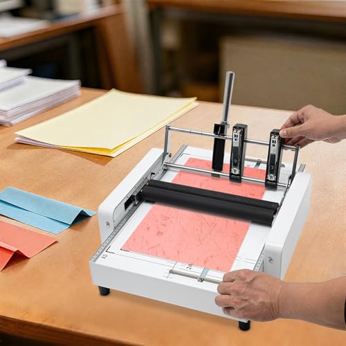 A3 Paper Folding & Binding Machine 2-in-1 Professional Booklet Maker