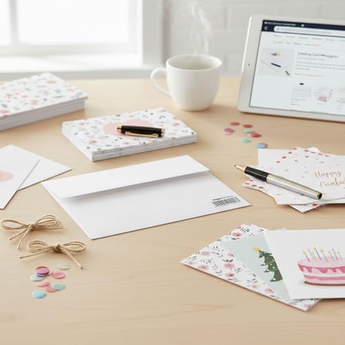 White A4 Envelopes 100 Pack Self Seal for Invitations & Mailing - Brand YINUOYOUJIA