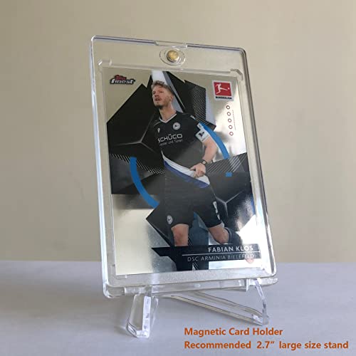 24 Pack Acrylic Trading Card Stands - 2.3 Inch Tall Display Holders