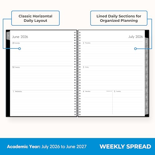 Blue Sky 2026-2027 Academic Planner Enterprise 8.5x11 Weekly & Monthly