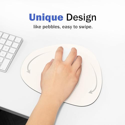 GREEDY FARMERS Vanilla Cream Waterproof Non-Slip Mouse Pad - Washable, Leather-Like Surface