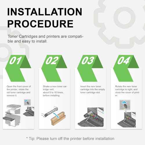 1 Pack TN325 Black Toner Cartridge : TN-325 High Yield Replacement for TN 325 Toner Cartridge for Konica Minolta Bizhub C308 C368 Printer | Each 25,000 Pages , A8DA030