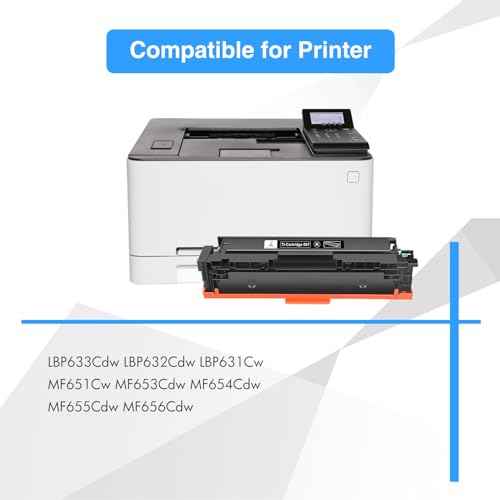 067 067H Black Toner Cartridge 2 Pack MF654CDW Compatible Replacement for Canon 067 Black 067H Color ImageCLASS MF656CDW LBP632CDW MF653Cdw LBP633CDW MF651CW LBP631CW Printer High Yield Ink (2-Pack)