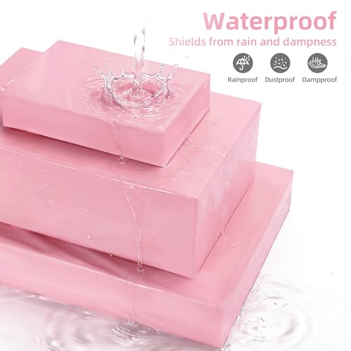 Pink Poly Mailers Set 3 Sizes (10x13, 12x15.5, 14.5x19) 60 Pack by Famagic