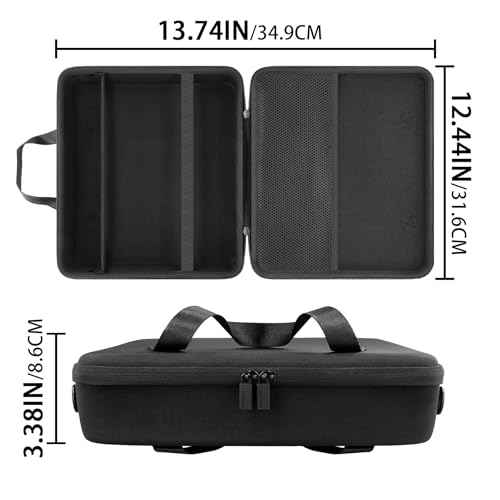co2CREA Hard Travel Case Replacement for Canon PIXMA TR160 / TR150 / iP110 Wireless Portable Printer (All Black Case)