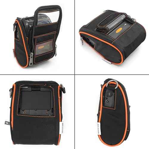 Carrying Case for Zebra ZQ510 & ZQ511 - Portable Thermal Label Printer Bag with Shoulder Strap and Belt Clip, Easy Transport and Protection, Convenient Label Access