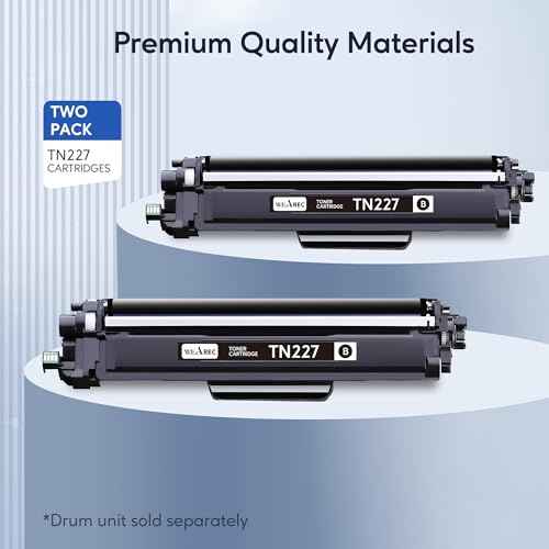 Compatible Toner Cartridge Replacement for Brother TN227 TN227BK TN-223BK TN223BK for MFC-L3770CDW HL-L3290CDW HL-L3230CDW MFC-L3750CDW L3710CW L3210CW Printer (Black ,2-Pack)