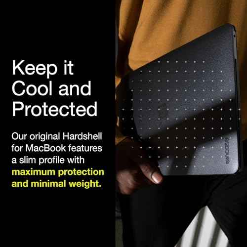 Incase Dots Hardshell with Makrolon¢ç - MacBook Pro 14 inch Case - 2025, 2024, 2023, 2022, 2021, M5, M4, M3, M2, M1 - MacBook Case, Protective Hard Shell, Scratch Resistant, Rubberized Feet - Clear