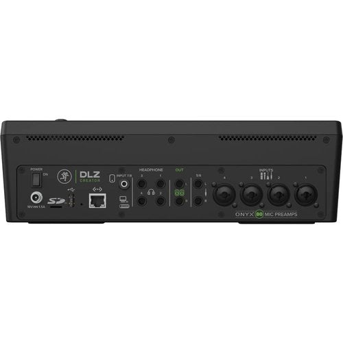 Mackie DLZ Creator Adaptive Digital Mixer for Podcasting, Content Creation and Streaming with 3x Rode Podmic, StreamEye BOOMARM1, Monitoring Headphones and Essential Accessories