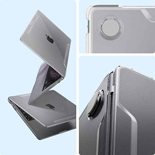 Spigen for MacBook Air 13 inch Case M4 (2025), MacBook Air 13 inch M3/M2 (2024-2022), Thin Fit Transparent Protective Hard Shell Case Cover, 13.6 inch, A3240 A3113 A2681, Crystal Clear