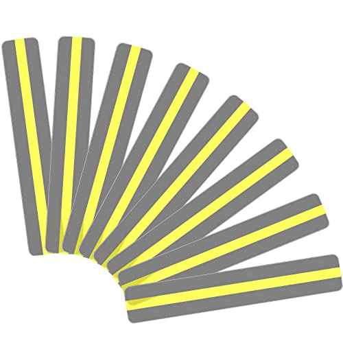 32 Pieces Guided Reading Strips Highlight Strips Colored Overlays Colorful Bookmark-Helps with Dyslexia for Students and Teacher Classroom Supply Assistant(Yellow)